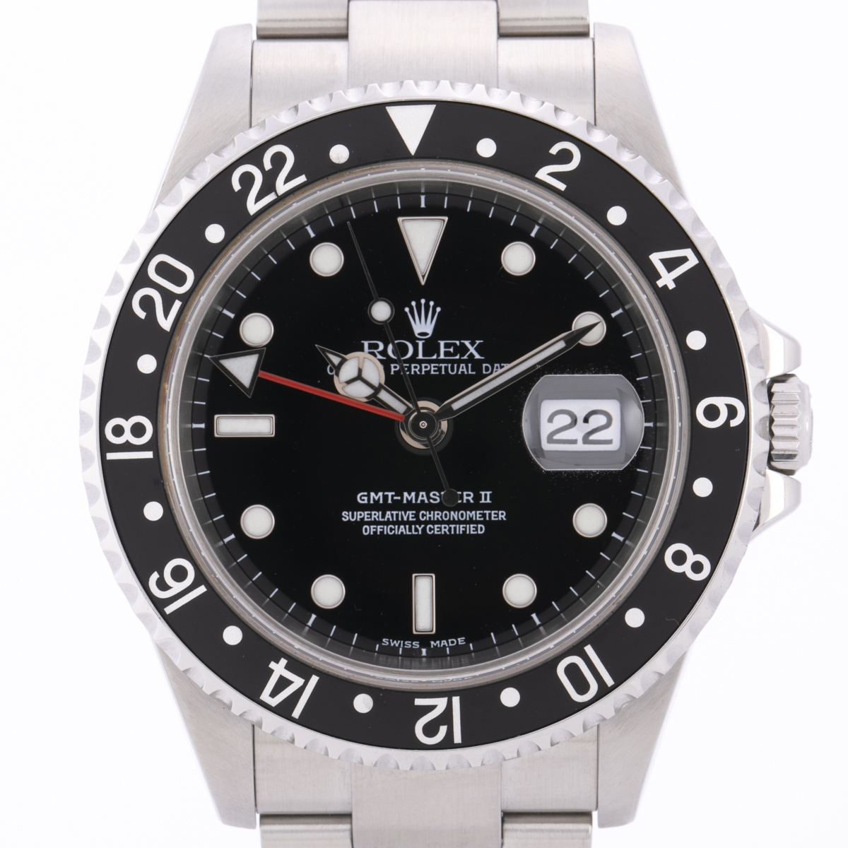 ROLEX GMTマスターⅡ 黒文字盤